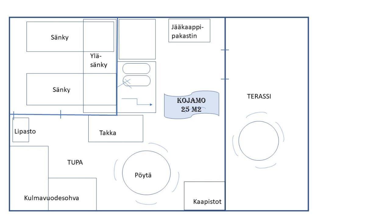 Accommodation And Fishing Vonkale Aanekoski Bagian luar foto